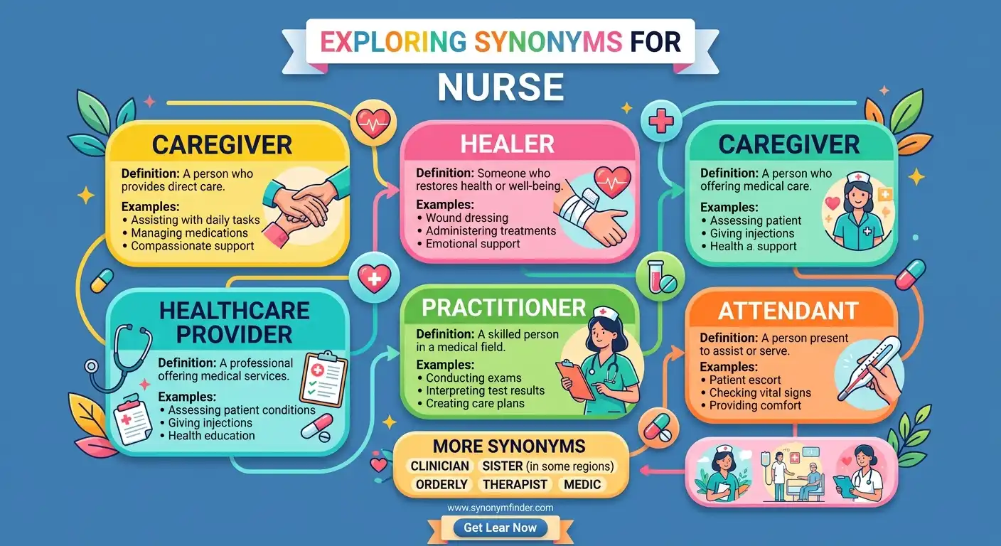 synonyms for nurse