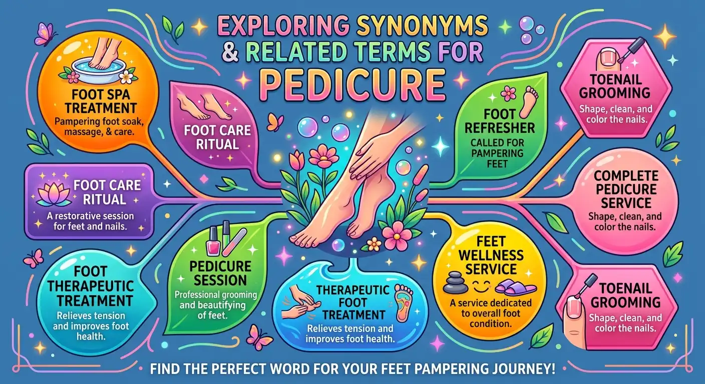 synonyms for pedicure