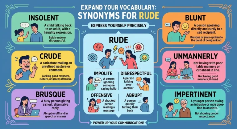 synonyms for rude