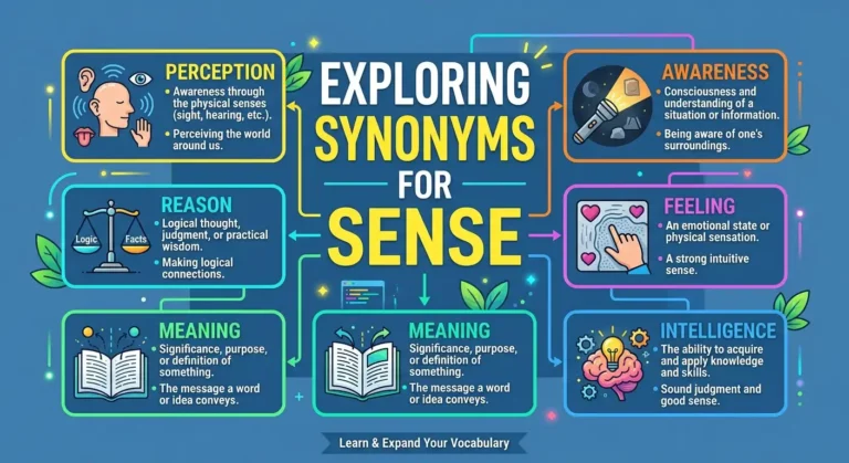 synonyms for sense
