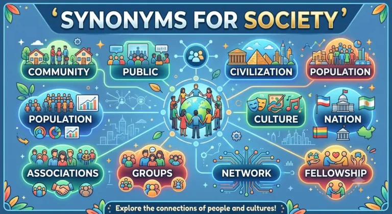 synonyms for society