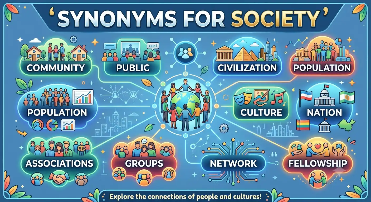 synonyms for society