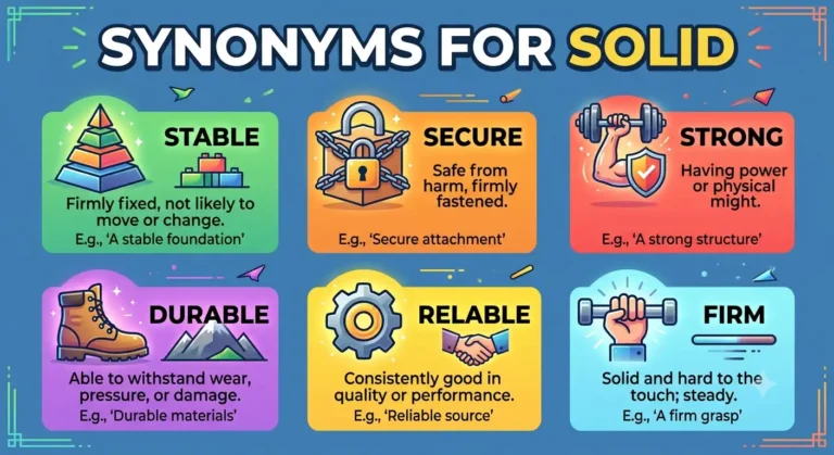 synonyms for solid