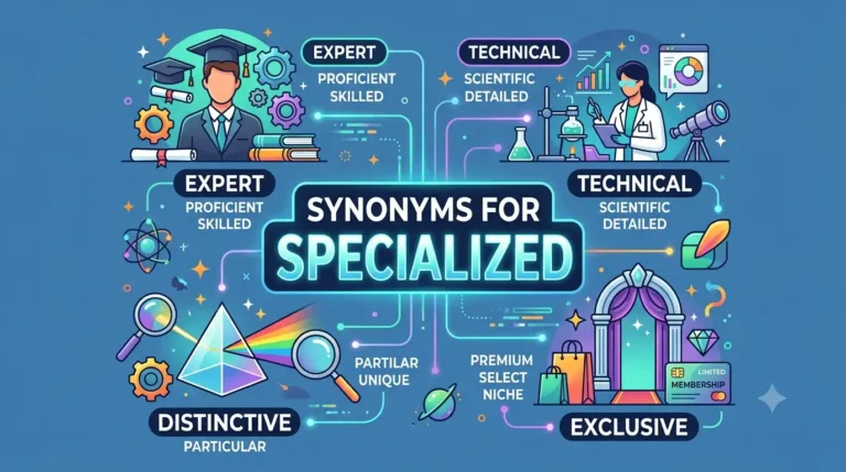 synonyms for specialized