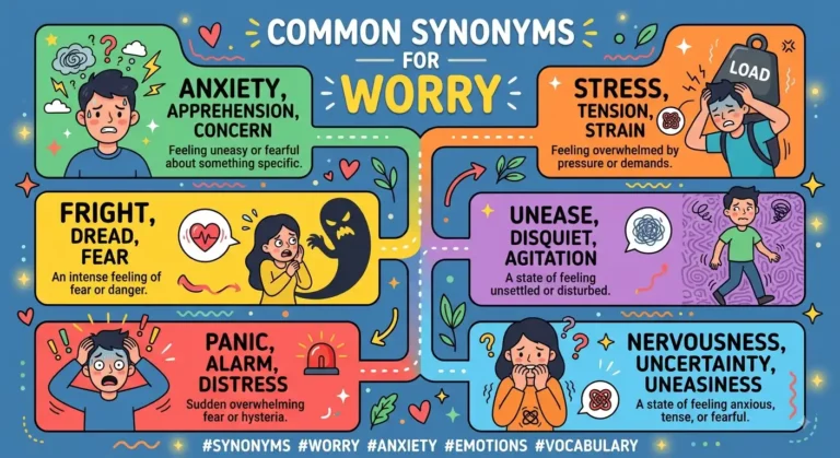 synonyms for worry