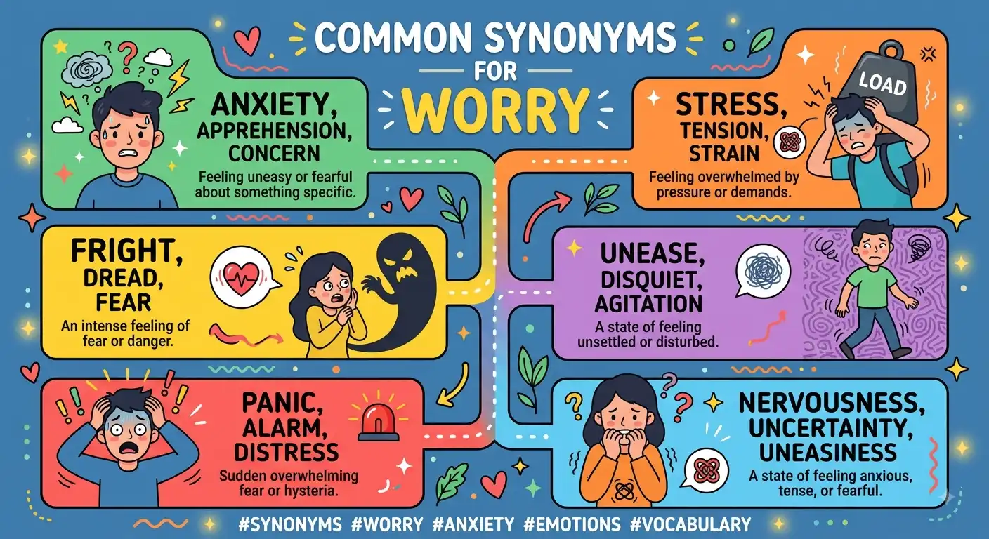 synonyms for worry