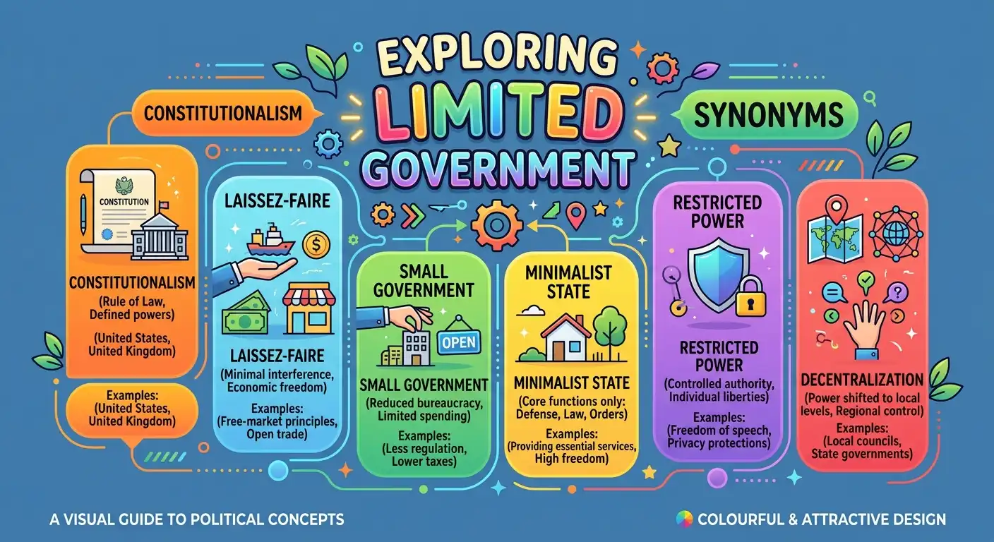 synonyms for limited government